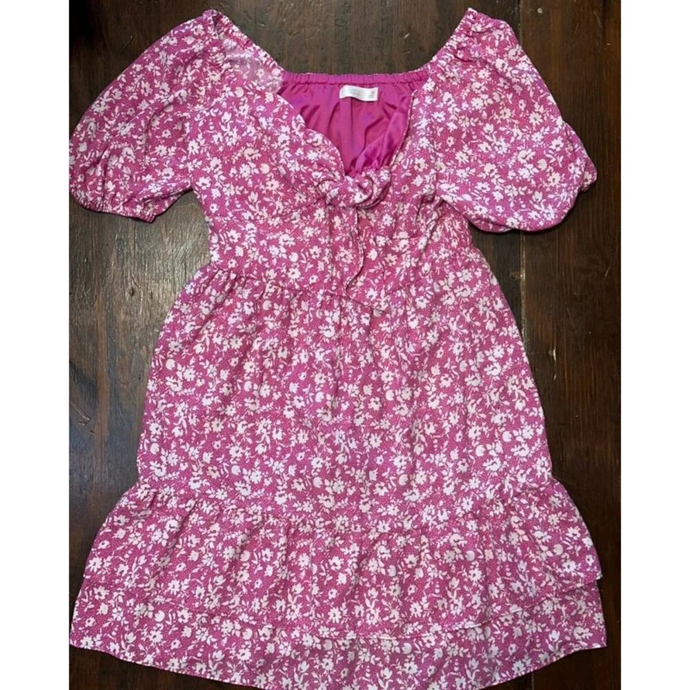 Lauren Conrad Pink Floral Dress Size XS - Fits a Small
